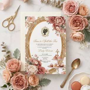 Fall Time to Spill the Tea Bridal Shower Invitation