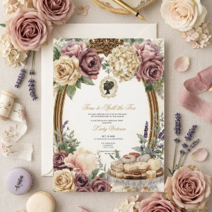 Fall Time to Spill the Tea Bridal Shower Invitation