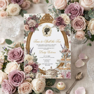 Fall Time to Spill the Tea Bridal Shower Invitation