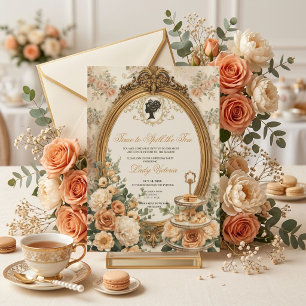 Fall Time to Spill the Tea Bridal Shower Invitation