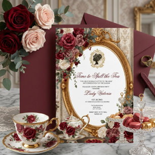 Fall Time to Spill the Tea Bridal Shower Invitation
