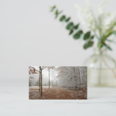 Fall to Winter Details Business Card (Standing Front)