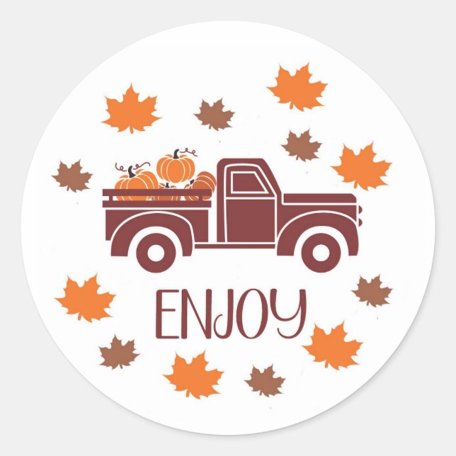Fall Treat Stickers (Front)