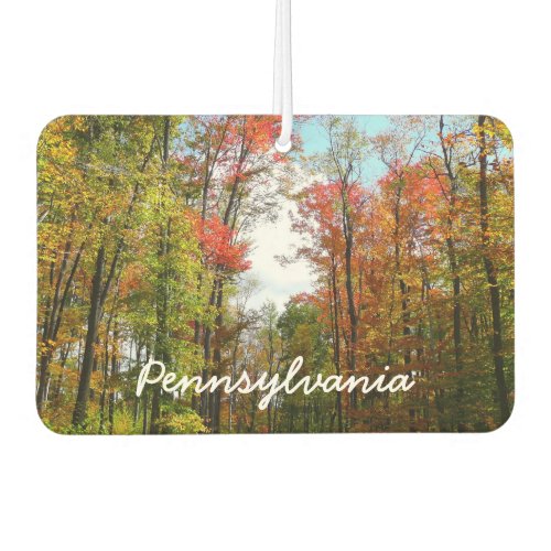 Fall Trees and Blue Sky Autumn Nature Photography Air Freshener