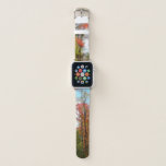 Fall Trees and Blue Sky Autumn Nature Photography Apple Watch Band