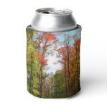 Fall Trees and Blue Sky Autumn Nature Photography Can Cooler