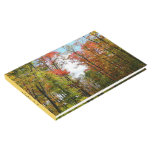 Fall Trees and Blue Sky Autumn Nature Photography Guest Book