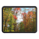 Fall Trees and Blue Sky Autumn Nature Photography Hitch Cover