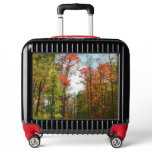 Fall Trees and Blue Sky Autumn Nature Photography Luggage