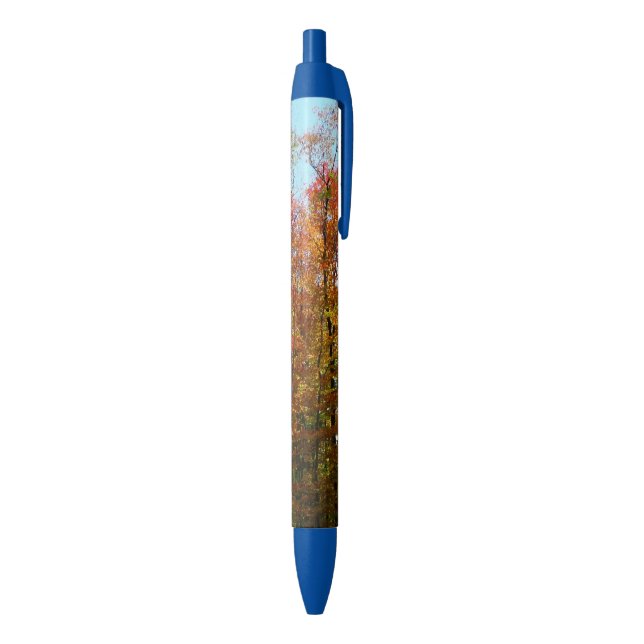 Fall Trees and Blue Sky Autumn Nature Photography Pen (Bottom (Vertical))