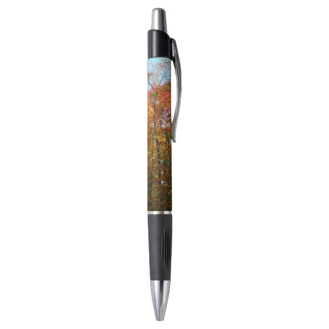 Fall Trees and Blue Sky Autumn Nature Photography Pen (Bottom (Vertical))