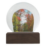 Fall Trees and Blue Sky Autumn Nature Photography Snow Globe