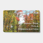 Fall Trees and Blue Sky Badge