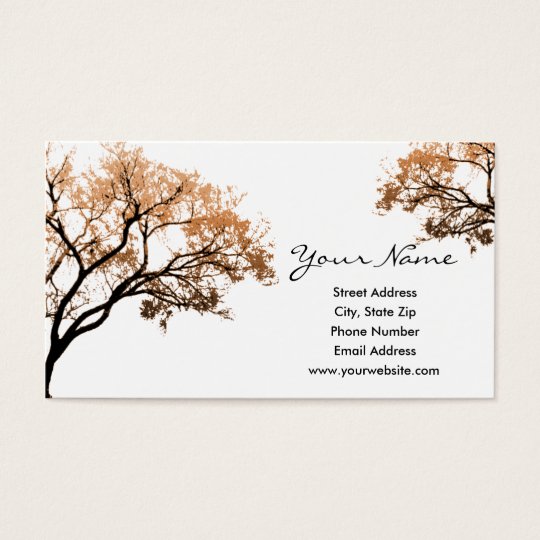 Fall Trees Business Cards