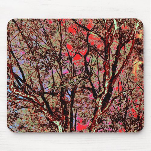 FALL TREES MOUSE PAD