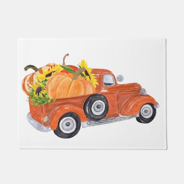 Fall Truck 1 Doormat (Front)