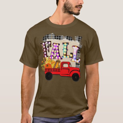 Fall Truck Design T_Shirt