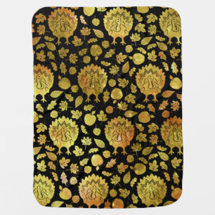 Fall Turkey  Baby Blanket