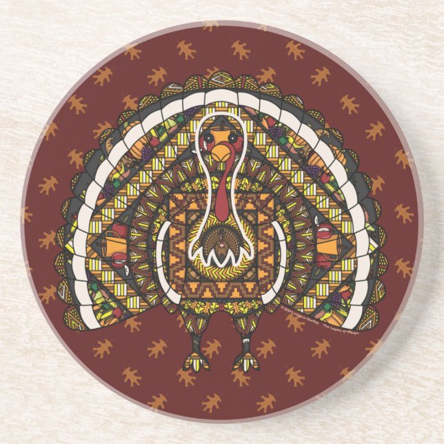 Fall Turkey Coaster (Front)