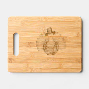 Fall Turkey Engraved Cutting Board