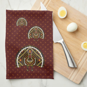 Fall Turkey Hand Towel