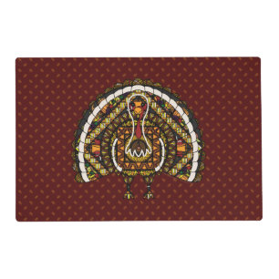 Fall Turkey Laminated Place Mat