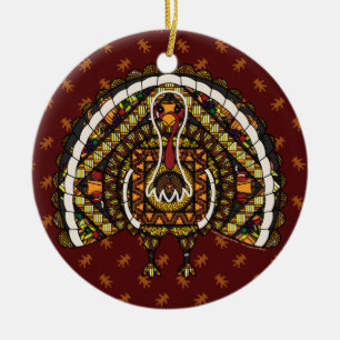 Fall Turkey Ornament