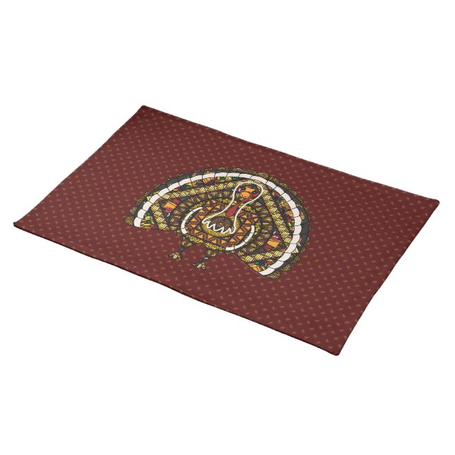 Fall Turkey Place Mat (On Table)
