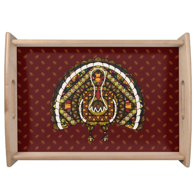 Fall Turkey Serving Tray (Front)