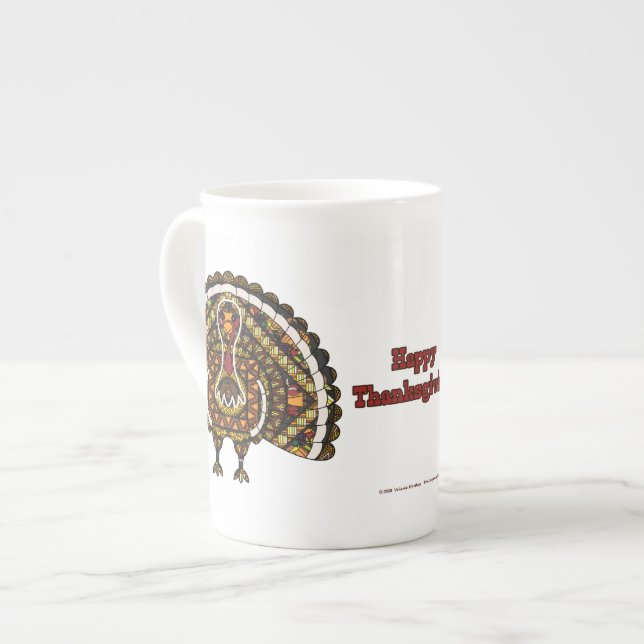 Fall Turkey Specialty Mug (Front Left)