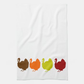 Fall Turkeys Towel by StyleCountry at Zazzle