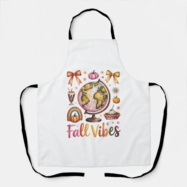 Fall Vibes Apron (Front)