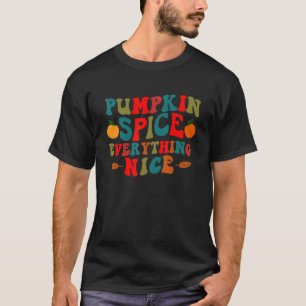 Fall Vibes Autumn Vintage Pumpkin Spice And Everyt T-Shirt