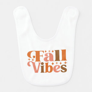 Fall Vibes Baby Bib