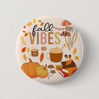 Fall Vibes Button