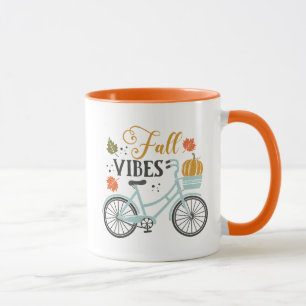 Fall Vibes By Bicycle Mug