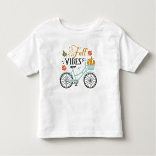 Fall Vibes By Bicycle Toddler T-shirt