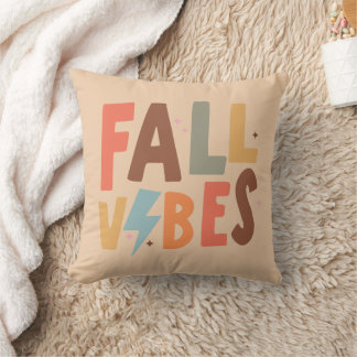 Fall Vibes Color Throw Pillow