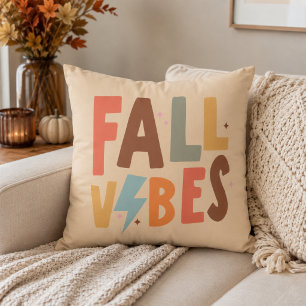 Fall Vibes Color Throw Pillow