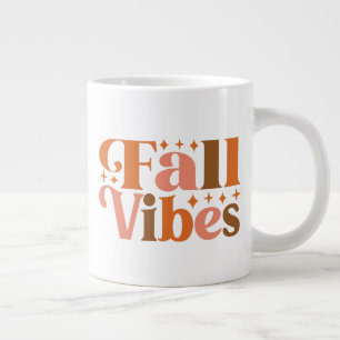 Fall Vibes Giant Coffee Mug