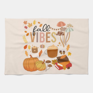 Fall Vibes Kitchen Towel
