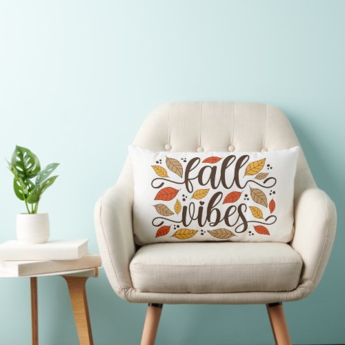 Fall Vibes Lumbar Pillow