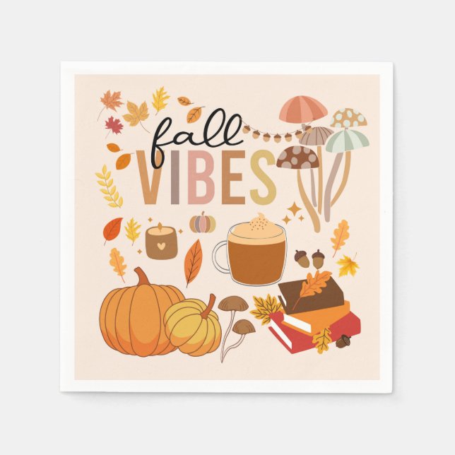 Fall Vibes Napkins (Front)