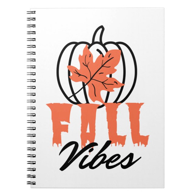 Fall Vibes Notebook (Front)