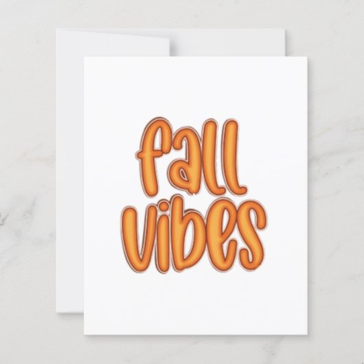 🍂 Fall Vibes Orange Text Graphic (Front)