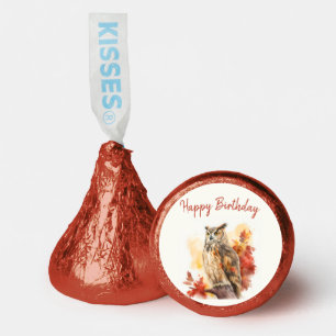 Fall vibes Owl - Birthday  Hershey®'s Kisses®