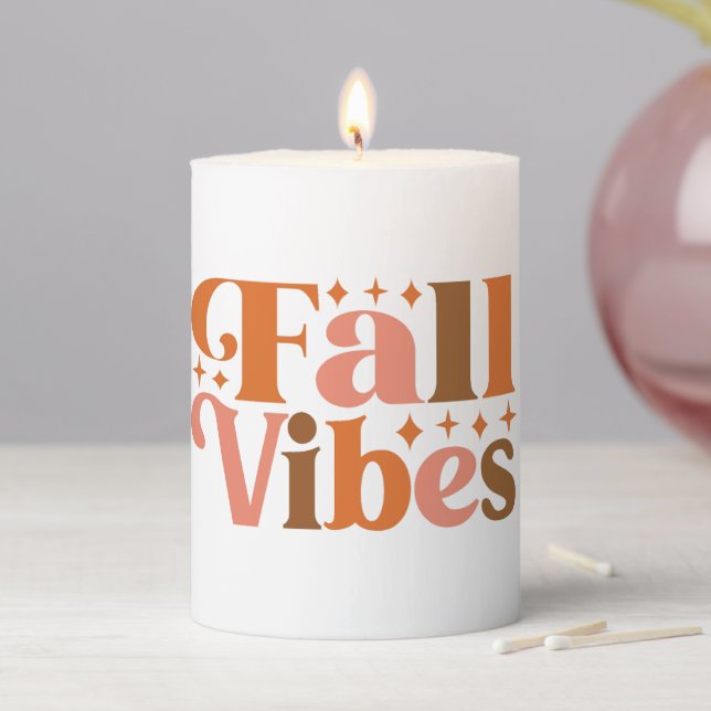 Fall Vibes Pillar Candle (In Situ)