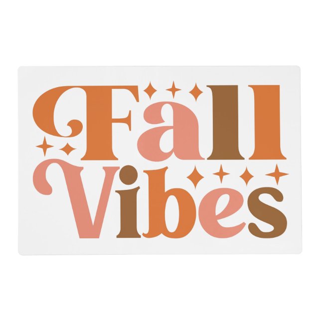 Fall Vibes Placemat (Front)