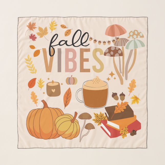 Fall Vibes Scarf (Front)