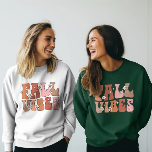 Fall Vibes Shirt Autumn Thanksgiving Gift Sweatshirt